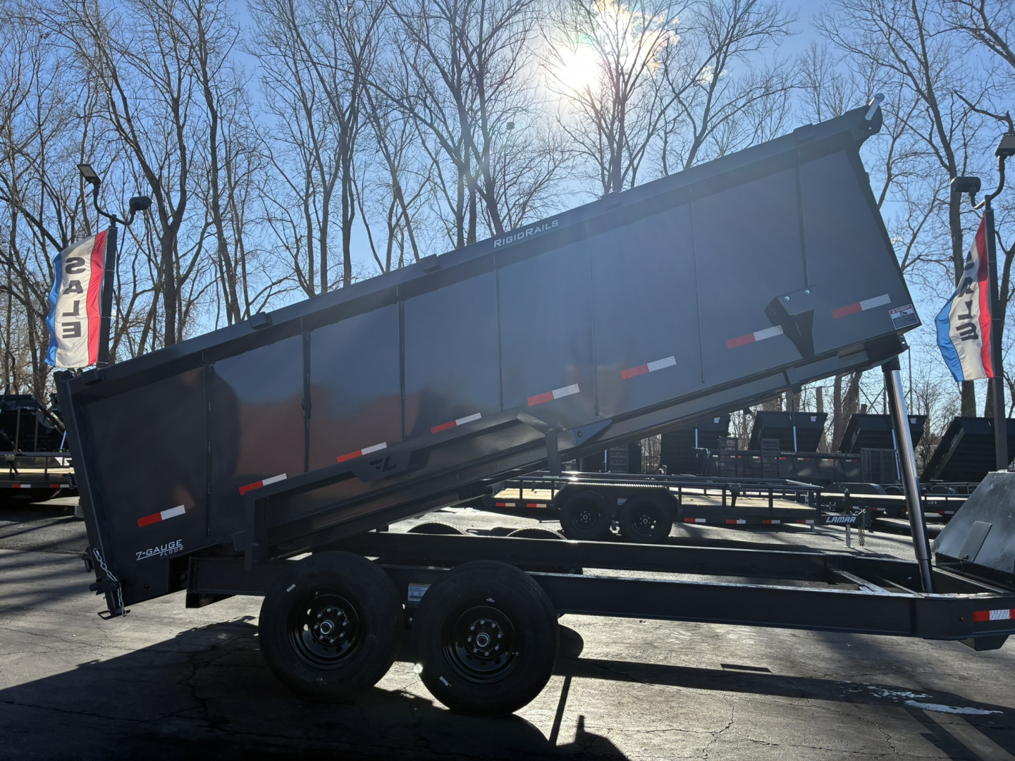 New 2026 Lamar Trailers 83"x16'-14k Telescopic Dump Trailer