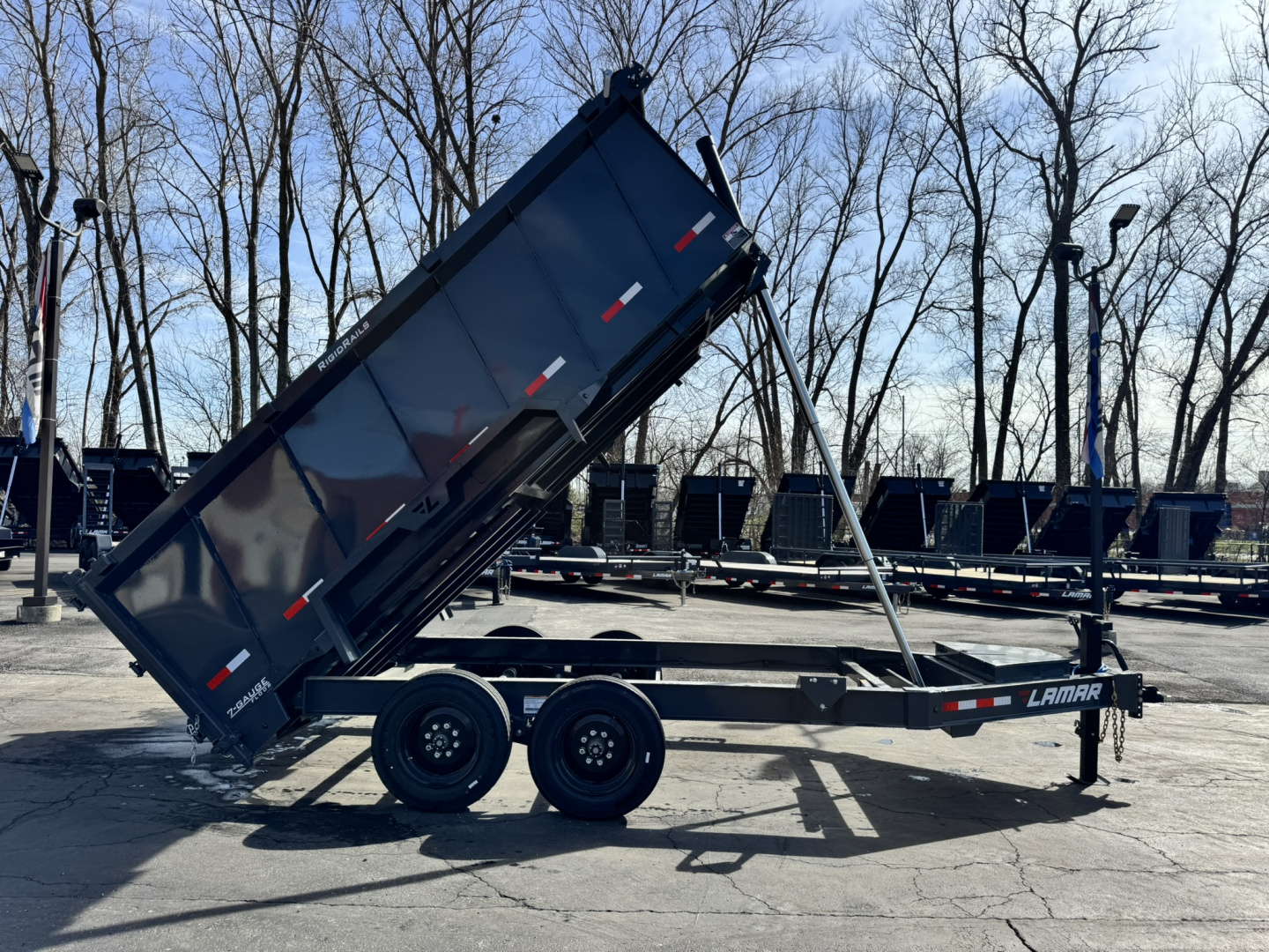 New 2026 Lamar Trailers 83"x12'-14K Dump Trailer