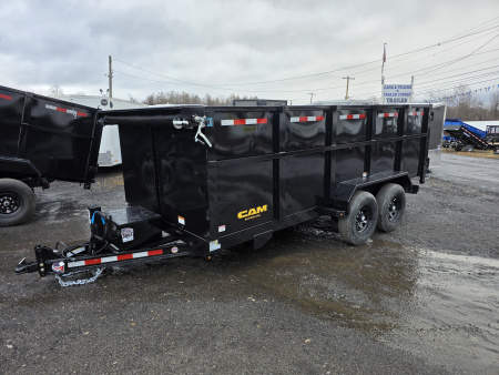 New 2026 Cam Superline 7X16 14K - 4' HIGH SIDES Dump Trailer