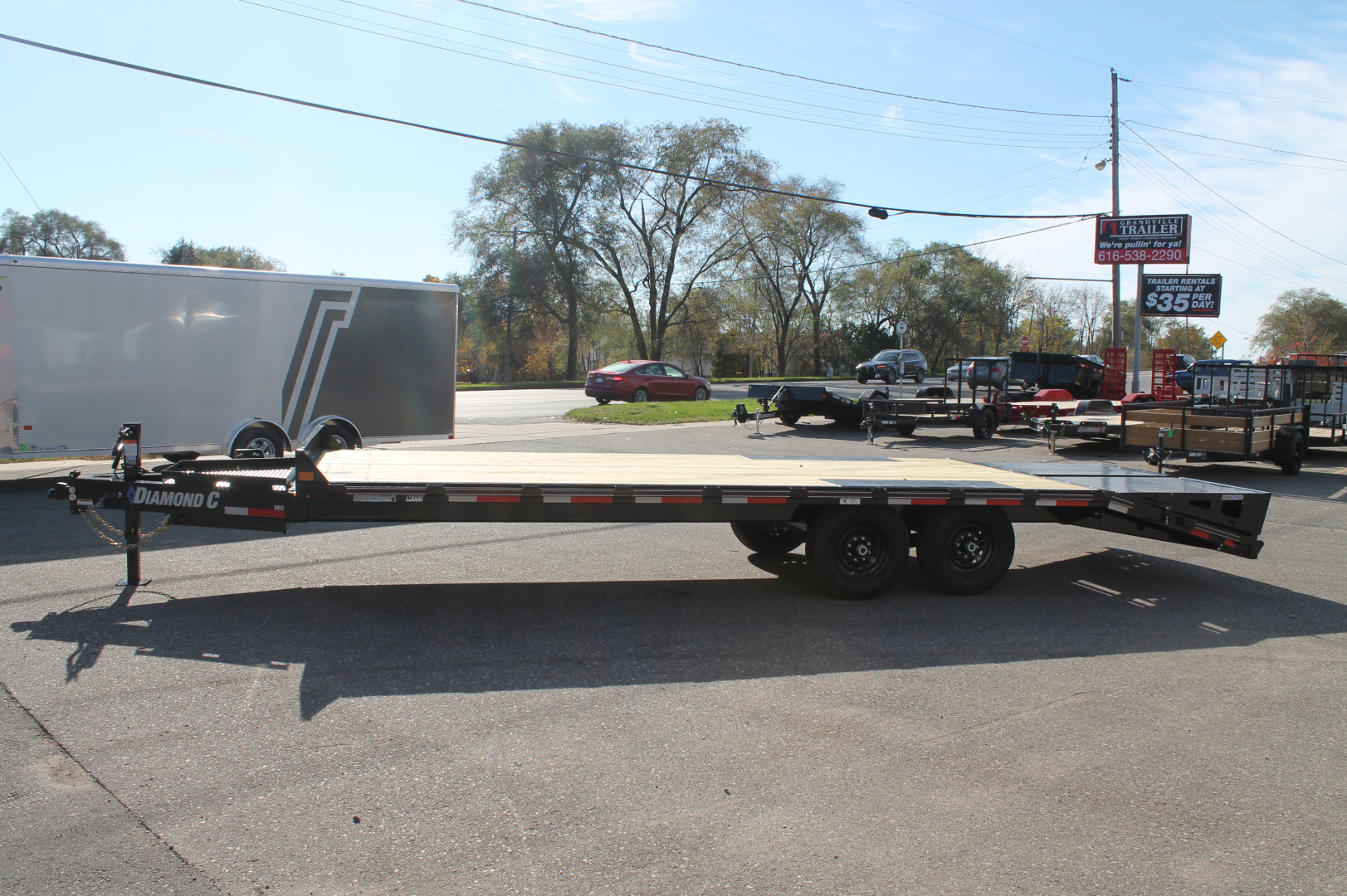 New 2026 Diamond C Trailers DEC210 24x102 Equipment Trailer