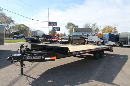 New 2026 Diamond C Trailers DEC210 24x102 Equipment Trailer