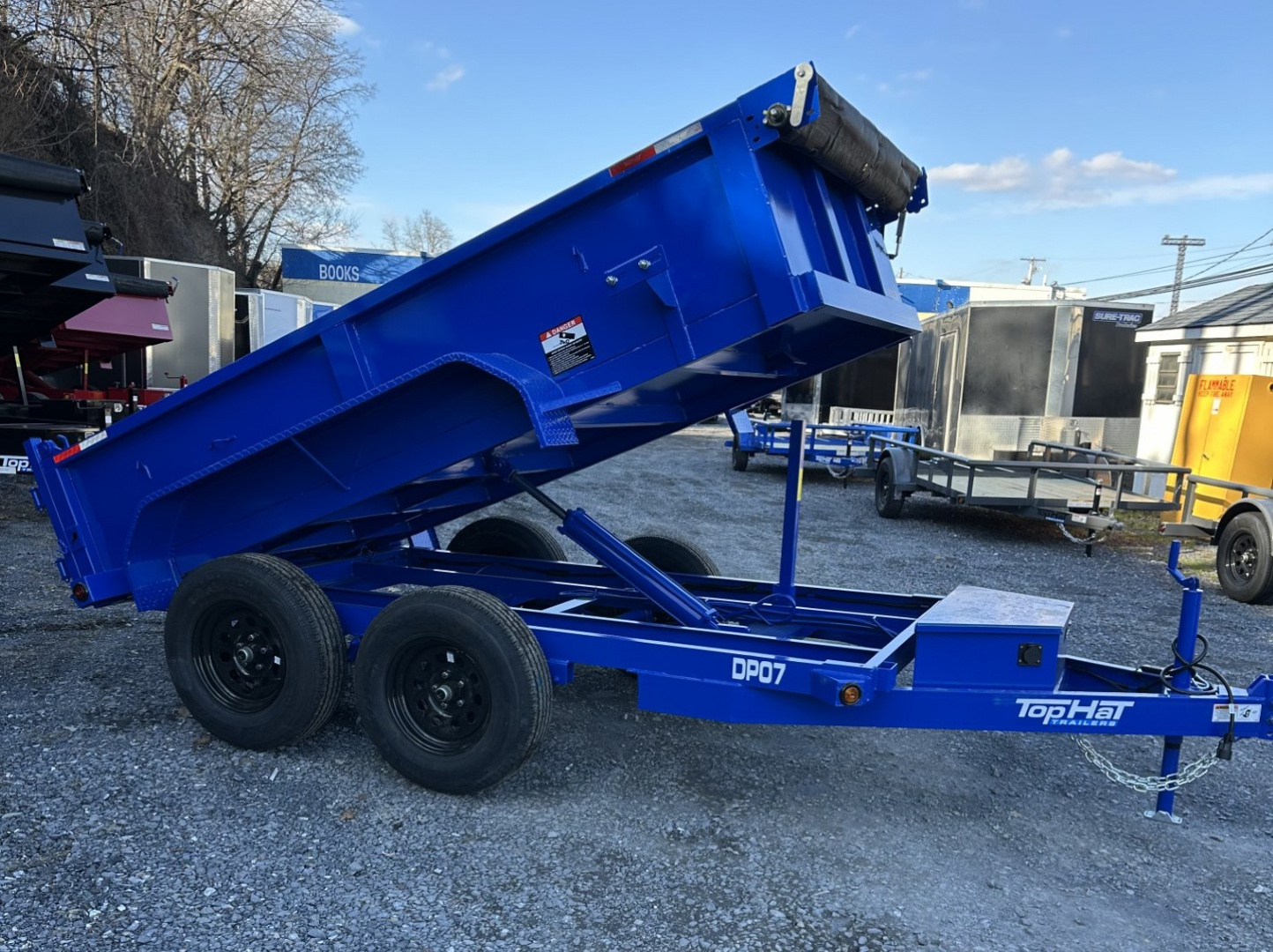 New 2026 Top Hat 5x10 DP07 Dump Trailer