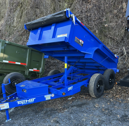New 2026 Top Hat 5x10 DP07 Dump Trailer