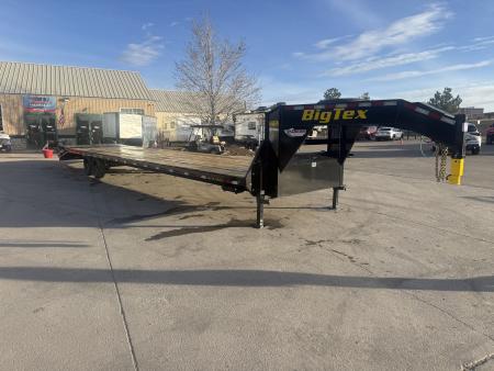 New 15.4K Gooseneck 2026 Big Tex 40 Foot Flatbed Trailer
