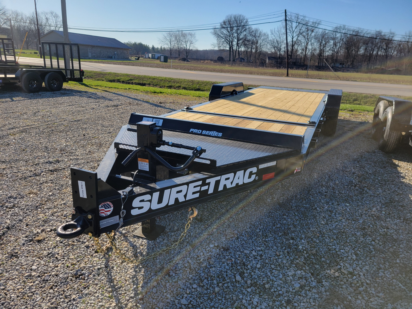 New 2026 Sure-Trac 7x18+4 Pro Series Tilt Trailer 17.6k