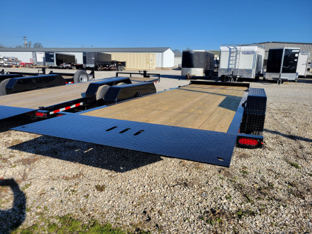 New 2026 Sure-Trac 7x18+4 Pro Series Tilt Trailer 17.6k