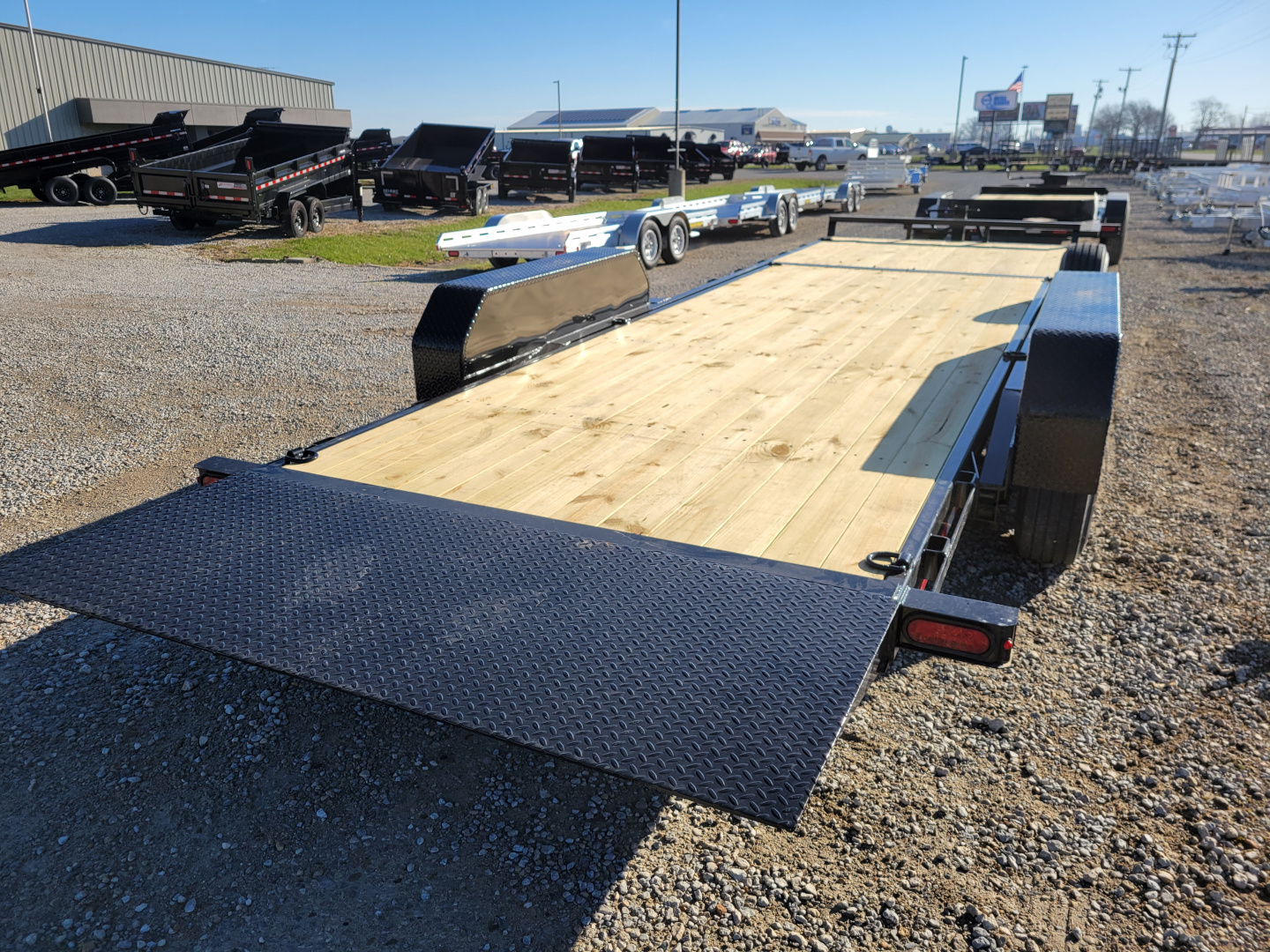 New 2026 Sure-Trac 7x18+6 Tilt Bed Equipment 14K Tilt Trailer