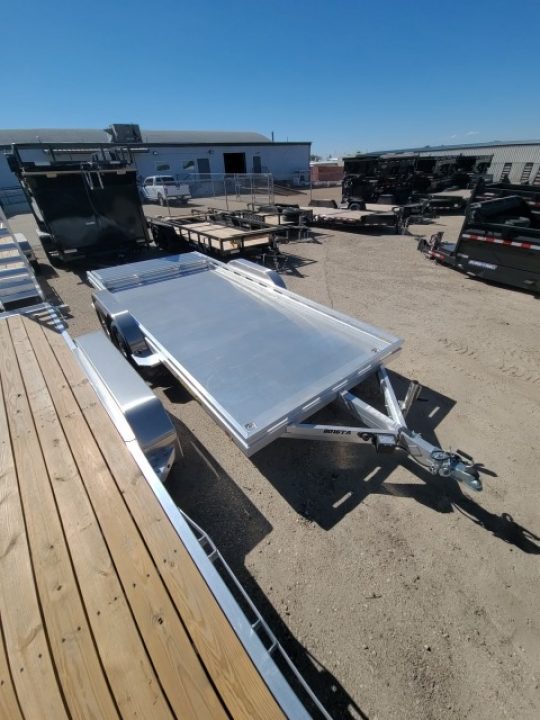 New 2027 Aluma 8016TA-EL-BT-RTD Utility Trailer