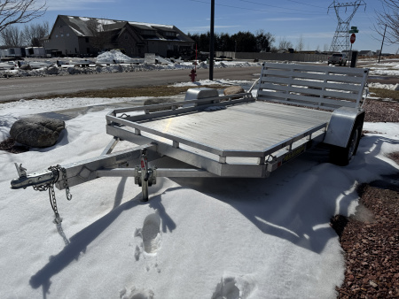 Used 2020 Aluma 7712H BT 3k Utility Trailer