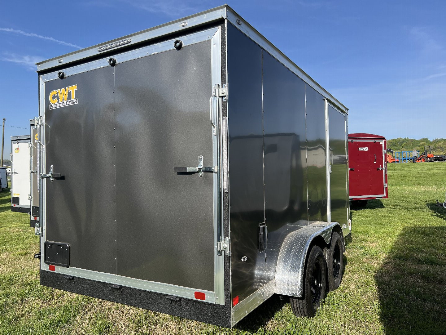 New 2026 Covered Wagon Trailers 7X14 TA2 7' INTERIOR Cargo / Enclosed Trailer