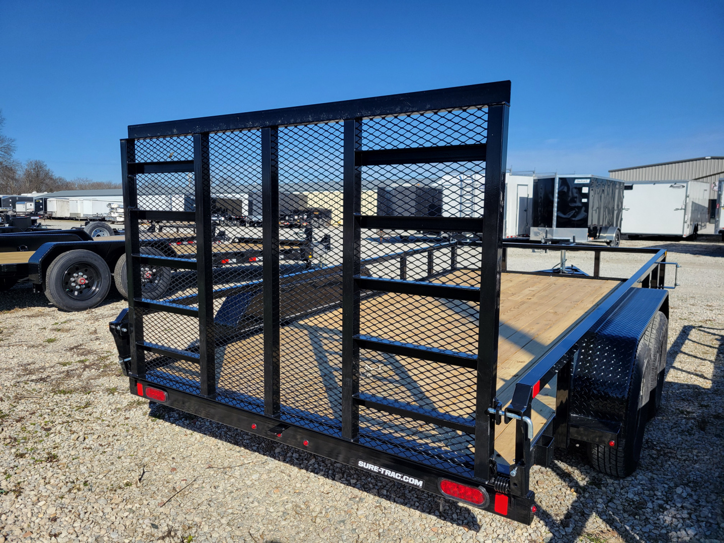 New 2026 Sure-Trac 7x14 Tube Top 7k Utility Trailer