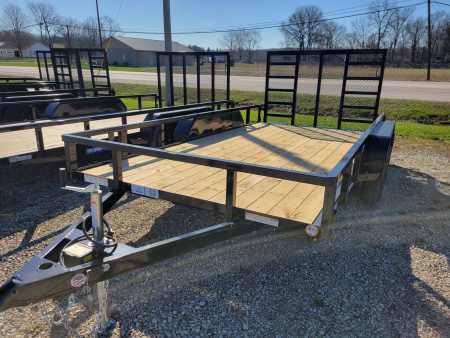 New 2026 Sure-Trac 7x14 Tube Top 7k Utility Trailer