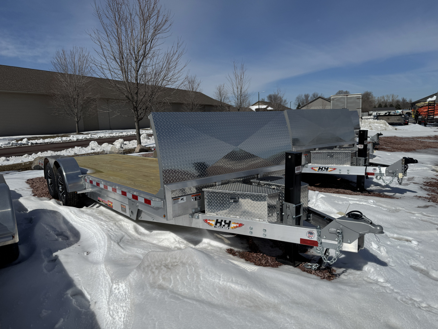 New 2026 H&H Trailers EXA-22LA-10k Tilt Trailer