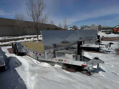 New 2026 H&H Trailers EXA-22LA-10k Tilt Trailer