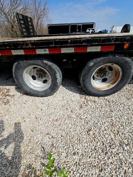 Used 2015 Sure-Trac 102 x 32 (22+10) 22.5K Hydraulic Dovetail Gooseneck Deckover Trailer
