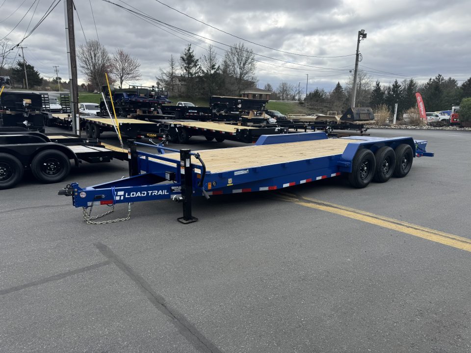 New 2026 Load Trail CH8324073_70601 7X24 TA3 Equipment Trailer *BLUE *MAX RAMPS