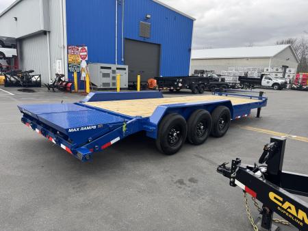 New 2026 Load Trail CH8324073_70601 7X24 TA3 Equipment Trailer *BLUE *MAX RAMPS