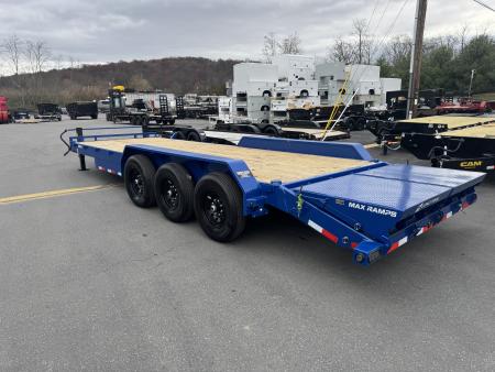 New 2026 Load Trail CH8324073_70601 7X24 TA3 Equipment Trailer *BLUE *MAX RAMPS