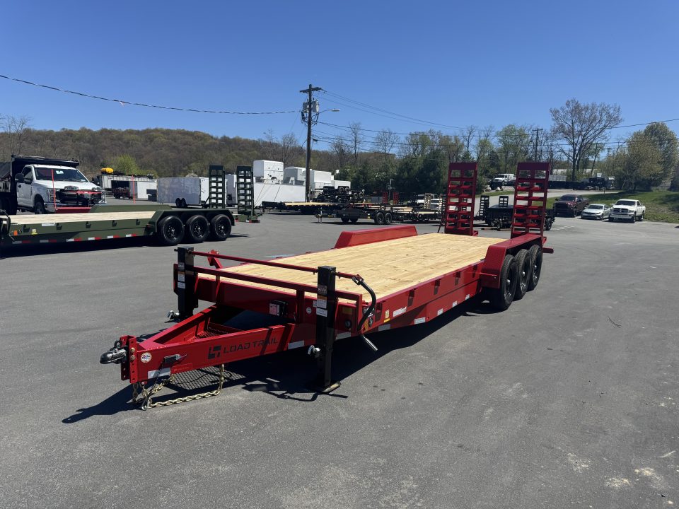 New 2026 Load Trail CH8324073_70601 7X24 TA3 Equipment Trailer *RED
