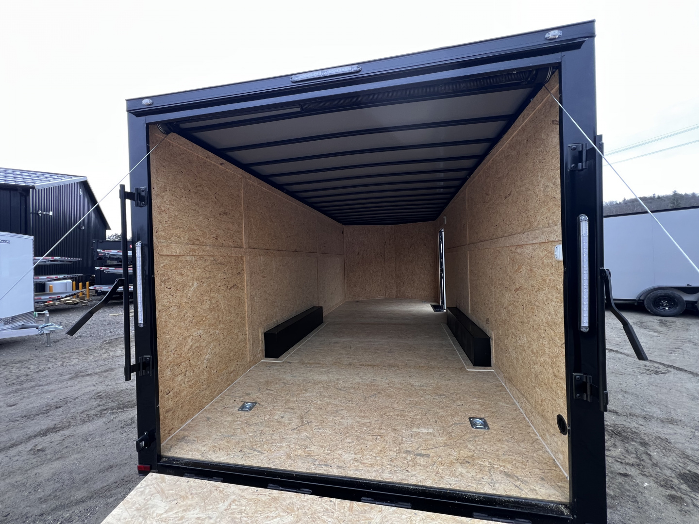 New 2026 SPARTAN 8.5X20 + 2ft V nose/ 7' Int Height / Blackout/ Polycore- 9990gvw