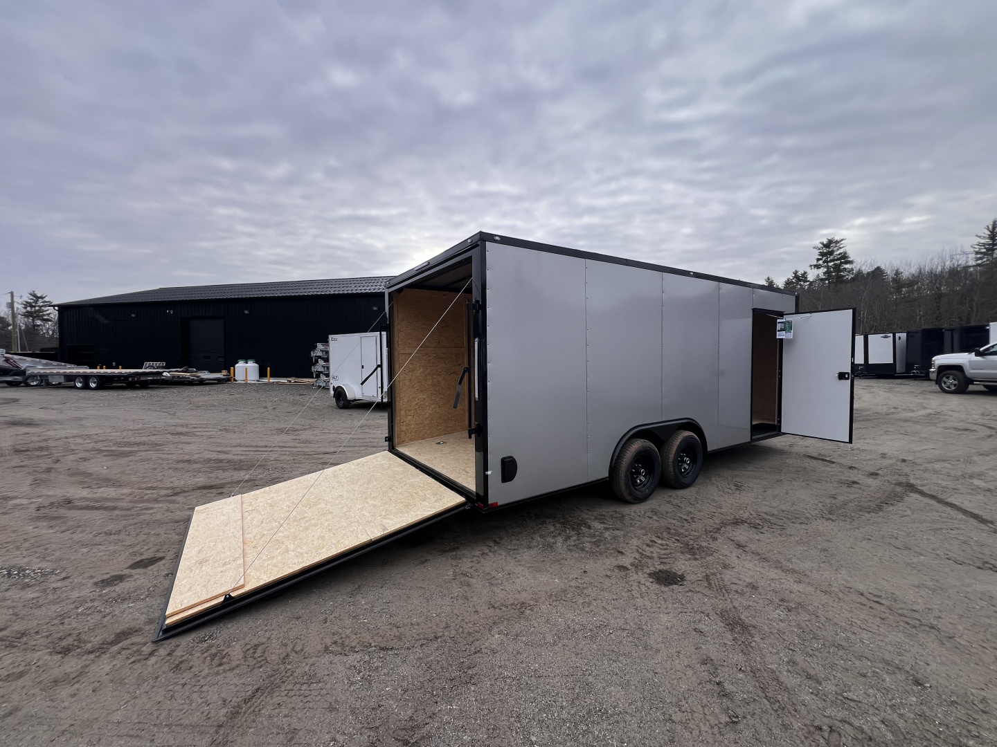 New 2026 SPARTAN 8.5X20 + 2ft V nose/ 7' Int Height / Blackout/ Polycore- 9990gvw