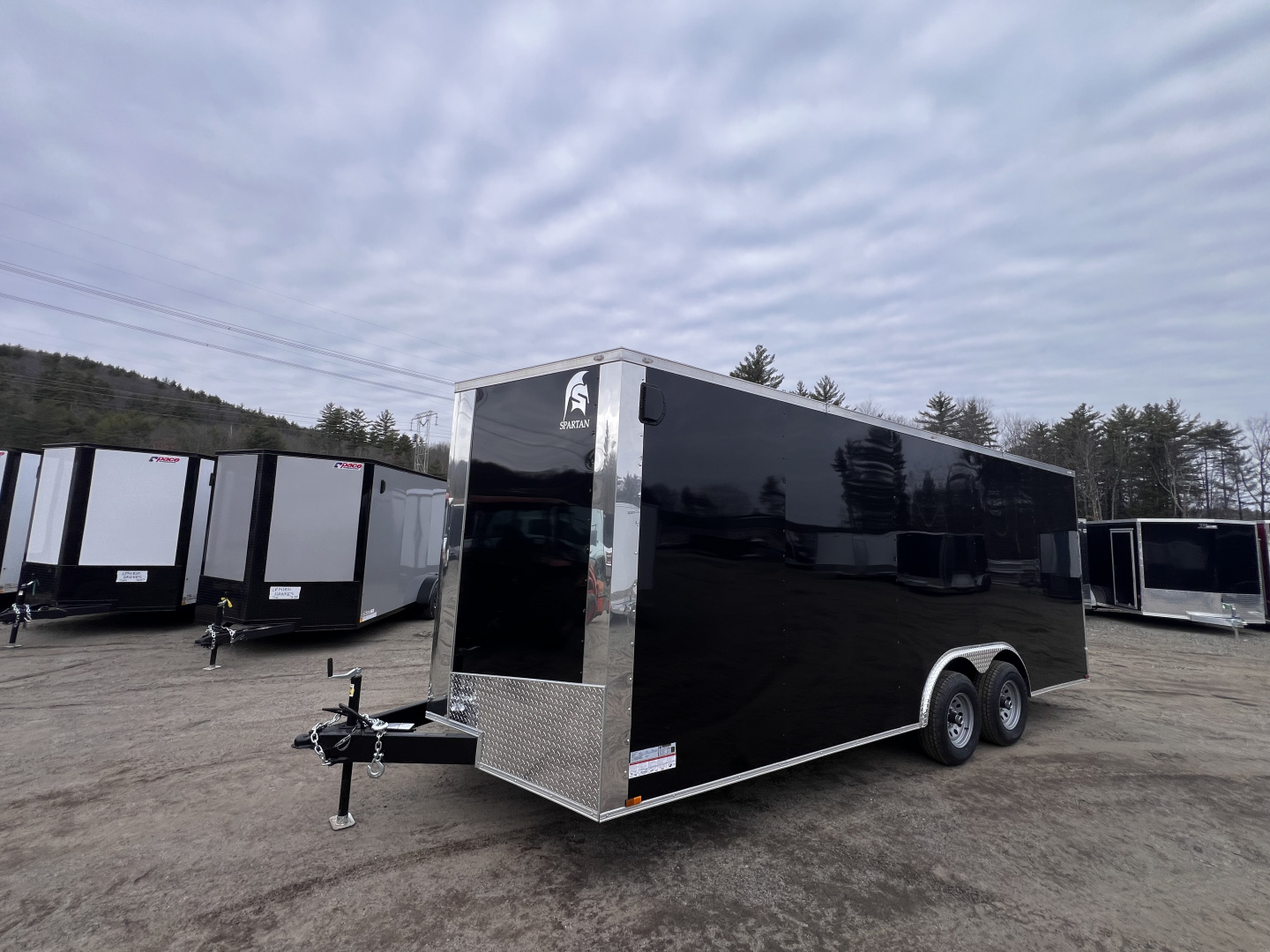 New 2026 SPARTAN 8.5X20 + 2ft V nose/ 7' Int Height / Polycore- 9990gvw