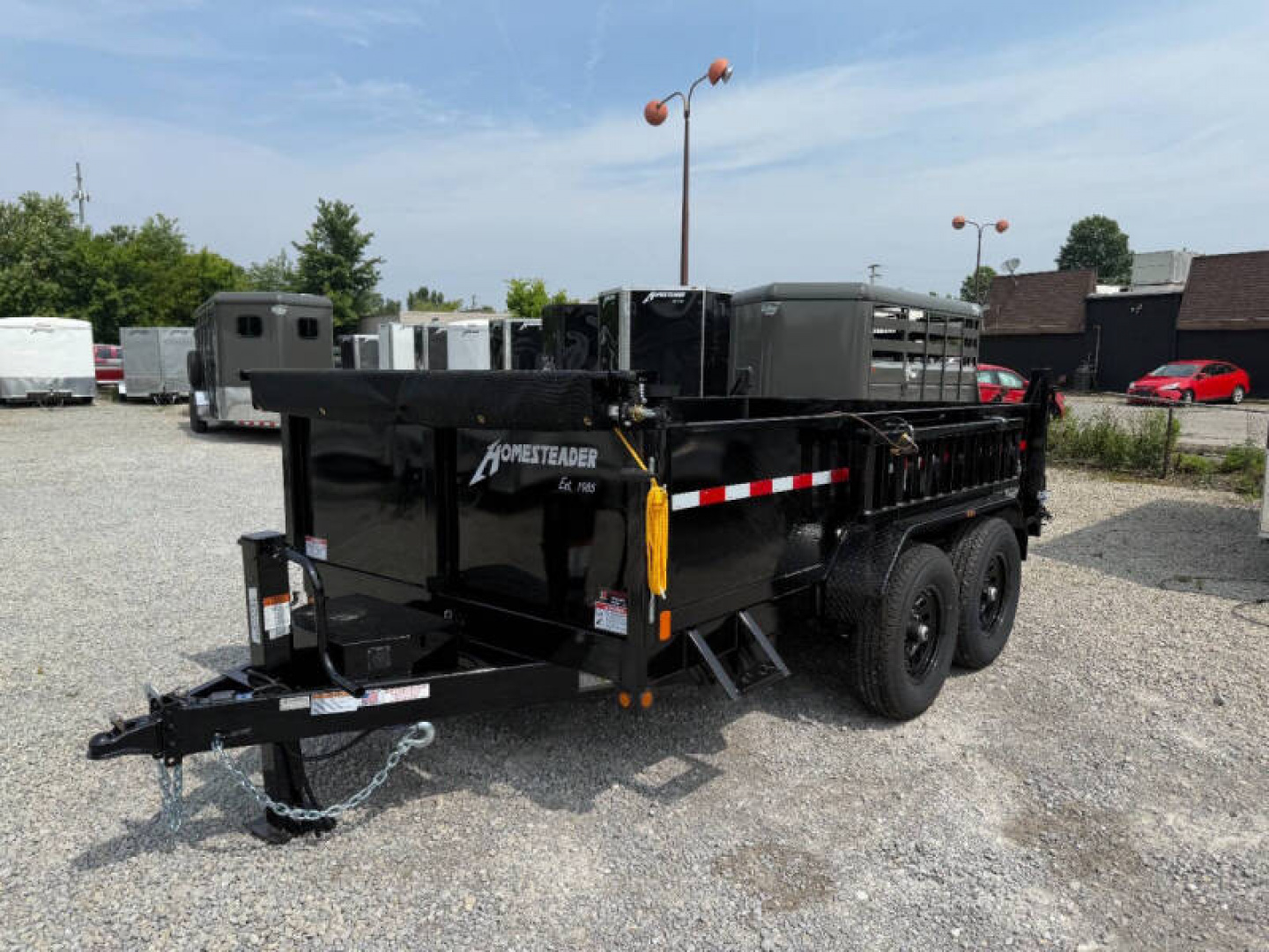 New 2026 Homesteader Trailer 712 HX Dump Trailer