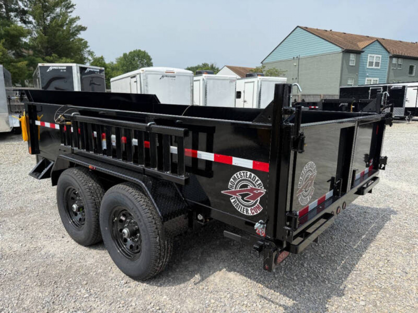 New 2026 Homesteader Trailer 712 HX Dump Trailer