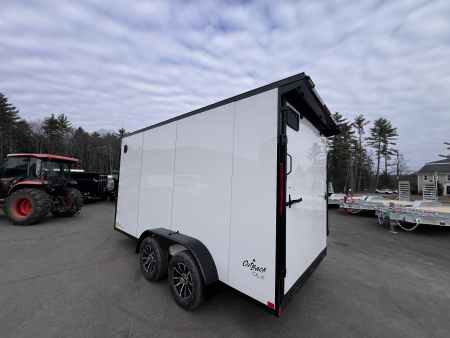 New 2026 Pace American 7x14 + 2ft V nose/ Rear Spoiler/ Polycore / Blackout - 7000GVW