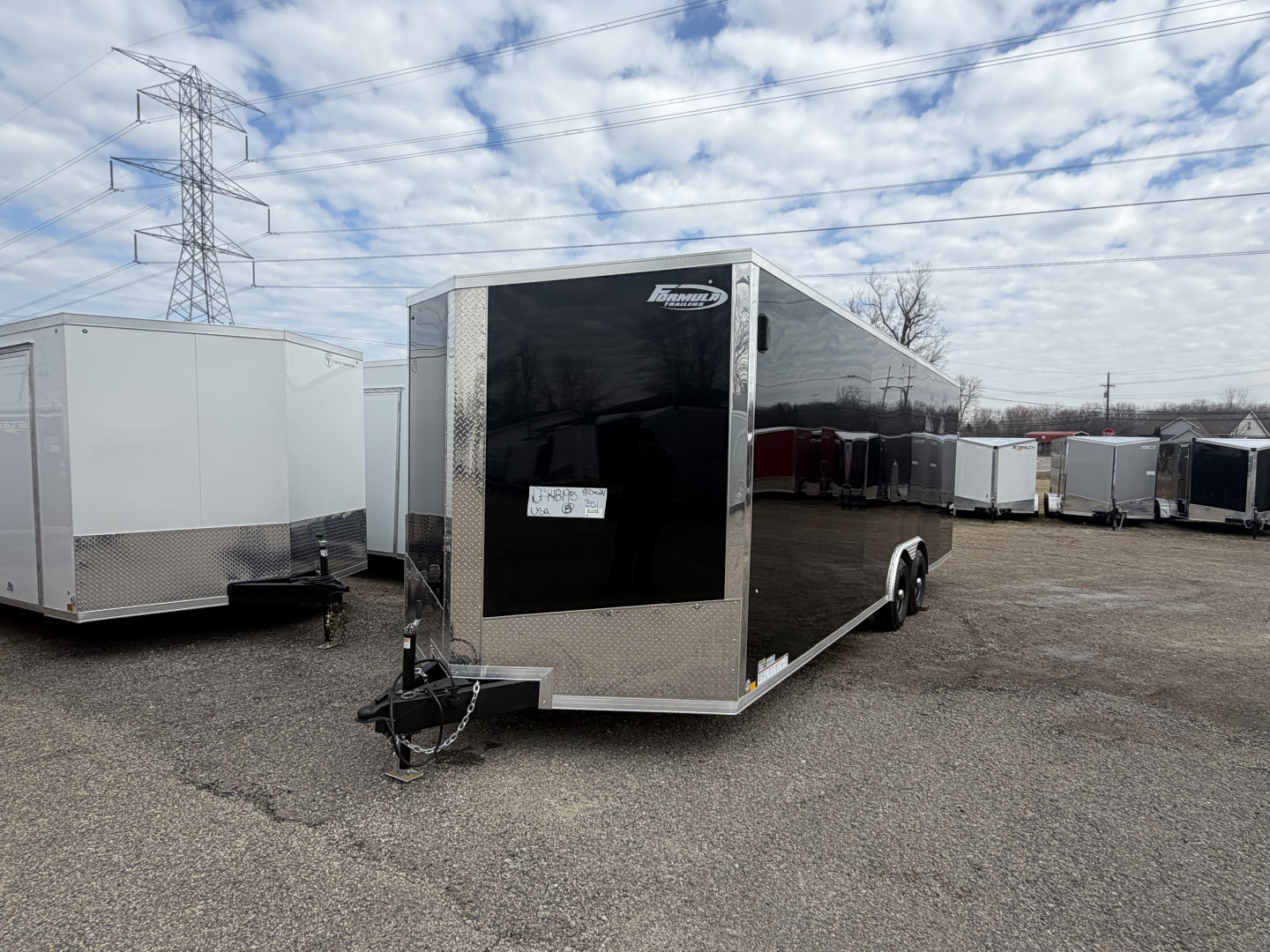 New 2026 8.5 x 24 Formula Conquest Enclosed Trailer 10k GVW 7ft interior