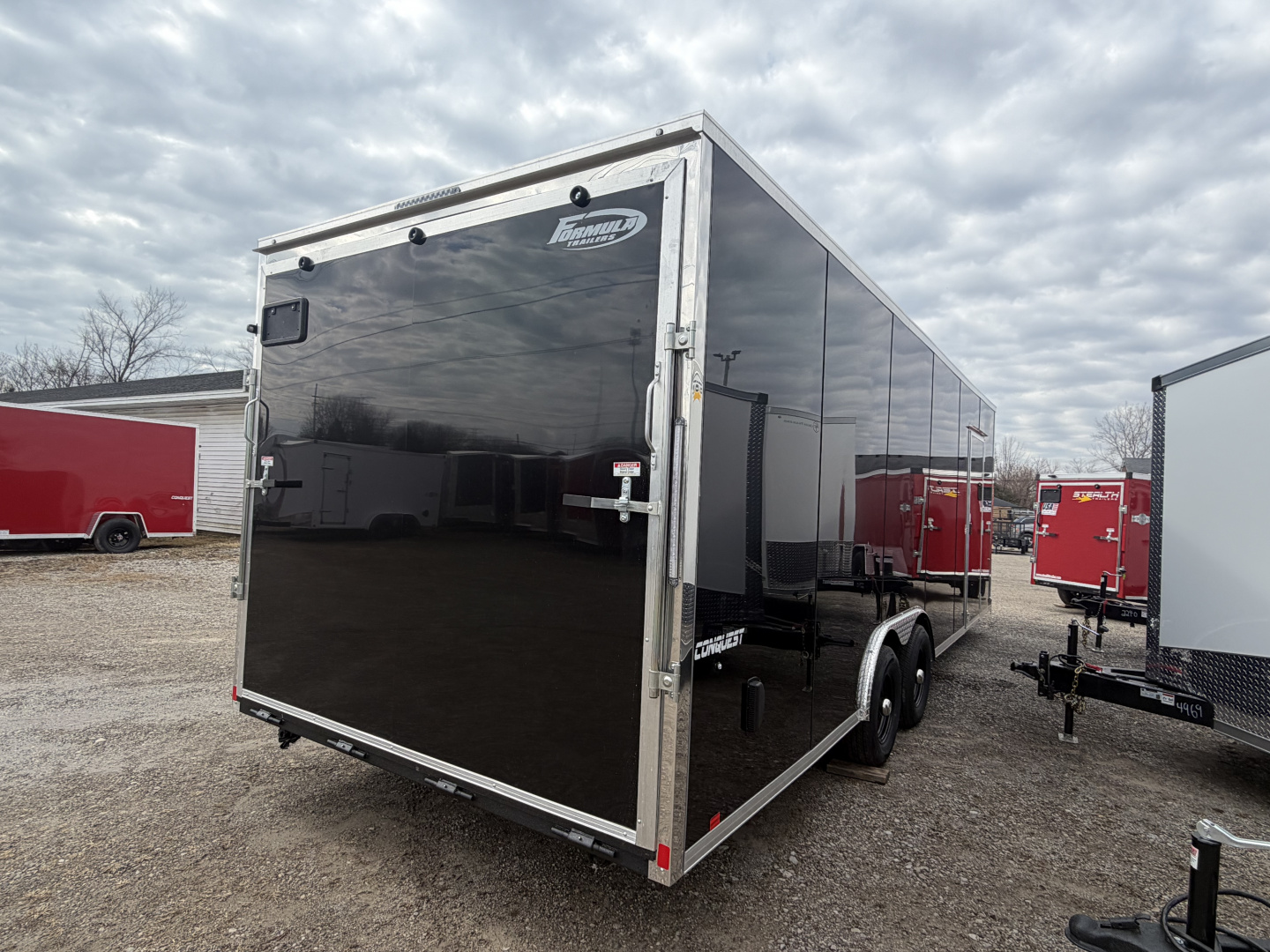 New 2026 8.5 x 24 Formula Conquest Enclosed Trailer 10k GVW 7ft interior