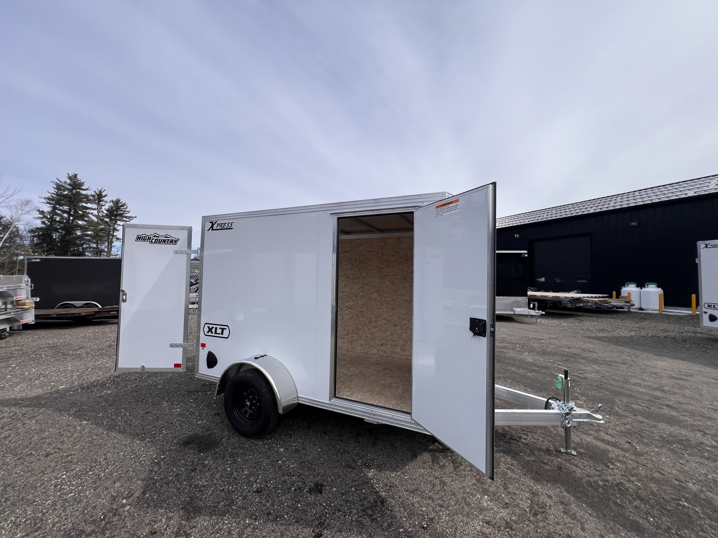 New 2026 High Country 6X10+ 2ft V-Nose/ Full Aluminum/ Barn Door/ 6'6" interior- 2990GVW