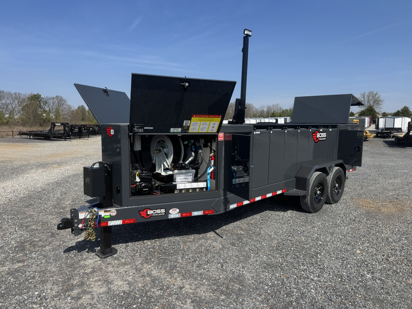 New 2026 Boss Ultimate Lube & Fuel Trailer