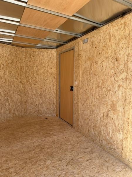 New 2026 Impact Trailers 6 x 10 3K Quake Double Rear Door Flat Top V-Nose Enclosed Trailer