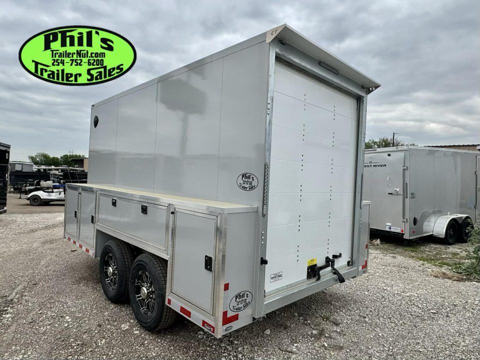 New 2026 Cell-Tech Trailers 14' SERVICE TRAILER Cargo / Enclosed Trailer 14K GVWR CONTRACTOR TRAILER WITH EXTERNAL LOCKERS