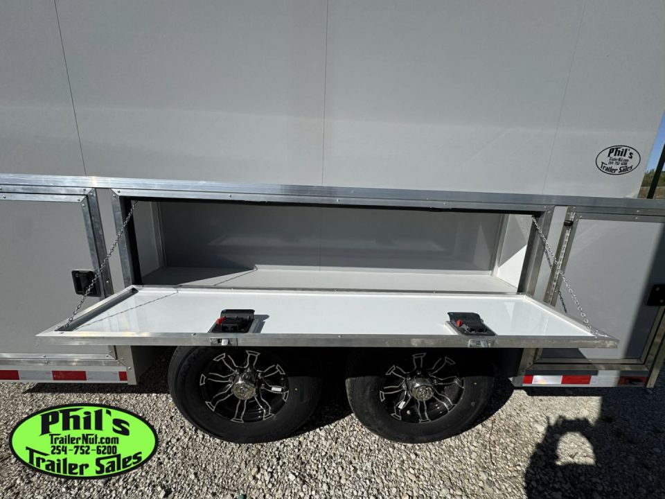 New 2026 Cell-Tech Trailers 14' SERVICE TRAILER Cargo / Enclosed Trailer 14K GVWR CONTRACTOR TRAILER WITH EXTERNAL LOCKERS