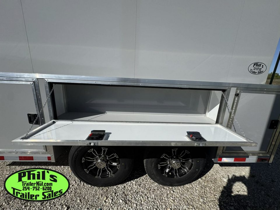 New 2026 Cell-Tech Trailers 14' SERVICE TRAILER Cargo / Enclosed Trailer 14K GVWR CONTRACTOR TRAILER WITH EXTERNAL LOCKERS