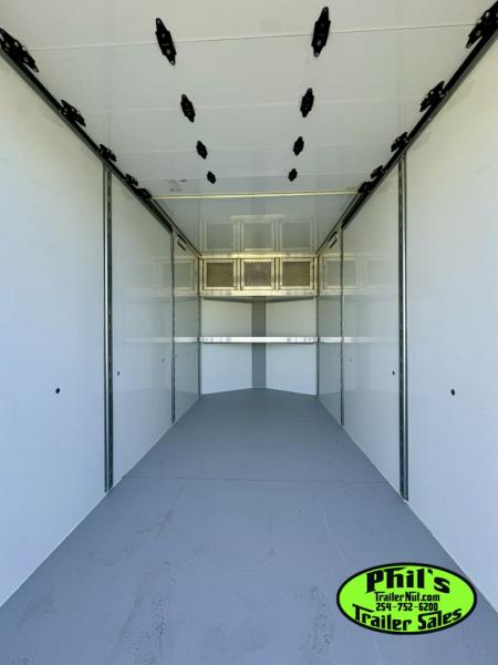 New 2026 Cell-Tech Trailers 14' SERVICE TRAILER Cargo / Enclosed Trailer 14K GVWR CONTRACTOR TRAILER WITH EXTERNAL LOCKERS