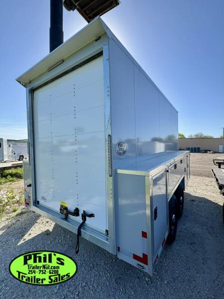 New 2026 Cell-Tech Trailers 14' SERVICE TRAILER Cargo / Enclosed Trailer 14K GVWR CONTRACTOR TRAILER WITH EXTERNAL LOCKERS