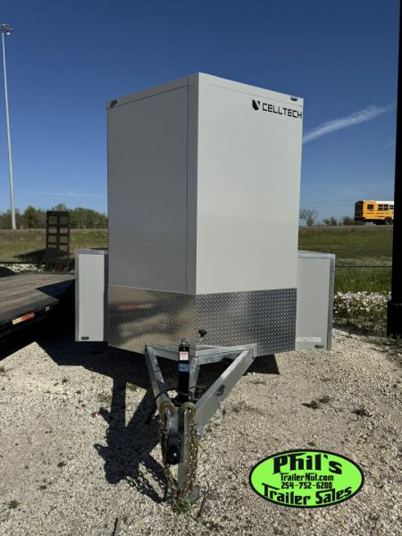 New 2026 Cell-Tech Trailers 14' SERVICE TRAILER Cargo / Enclosed Trailer 14K GVWR CONTRACTOR TRAILER WITH EXTERNAL LOCKERS
