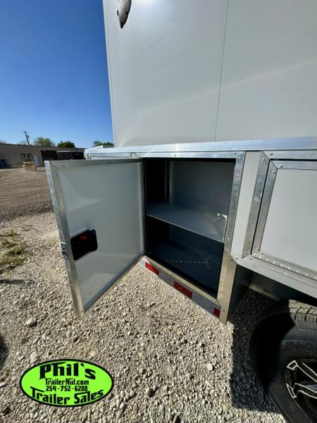 New 2026 Cell-Tech Trailers 14' SERVICE TRAILER Cargo / Enclosed Trailer 14K GVWR CONTRACTOR TRAILER WITH EXTERNAL LOCKERS