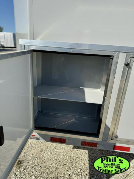 New 2026 Cell-Tech Trailers 14' SERVICE TRAILER Cargo / Enclosed Trailer 14K GVWR CONTRACTOR TRAILER WITH EXTERNAL LOCKERS