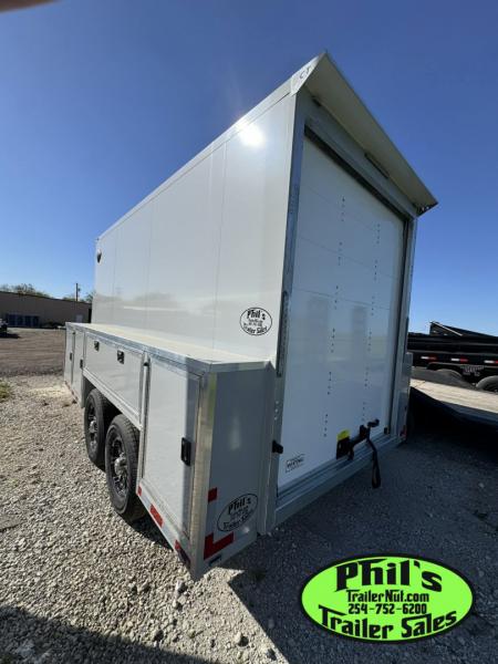 New 2026 Cell-Tech Trailers 14' SERVICE TRAILER Cargo / Enclosed Trailer 14K GVWR CONTRACTOR TRAILER WITH EXTERNAL LOCKERS
