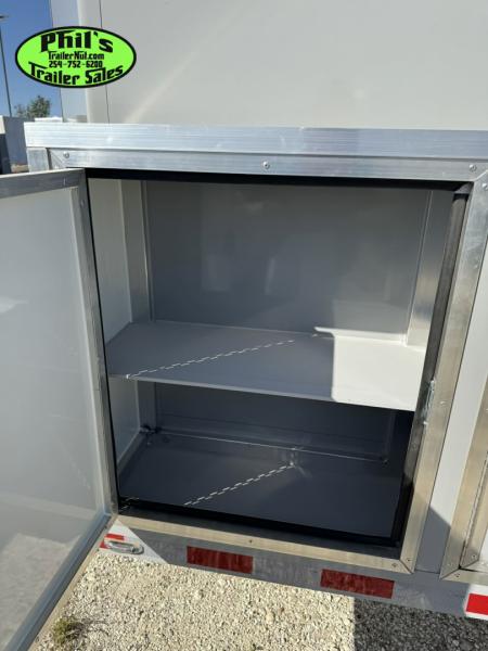 New 2026 Cell-Tech Trailers 14' SERVICE TRAILER Cargo / Enclosed Trailer 14K GVWR CONTRACTOR TRAILER WITH EXTERNAL LOCKERS