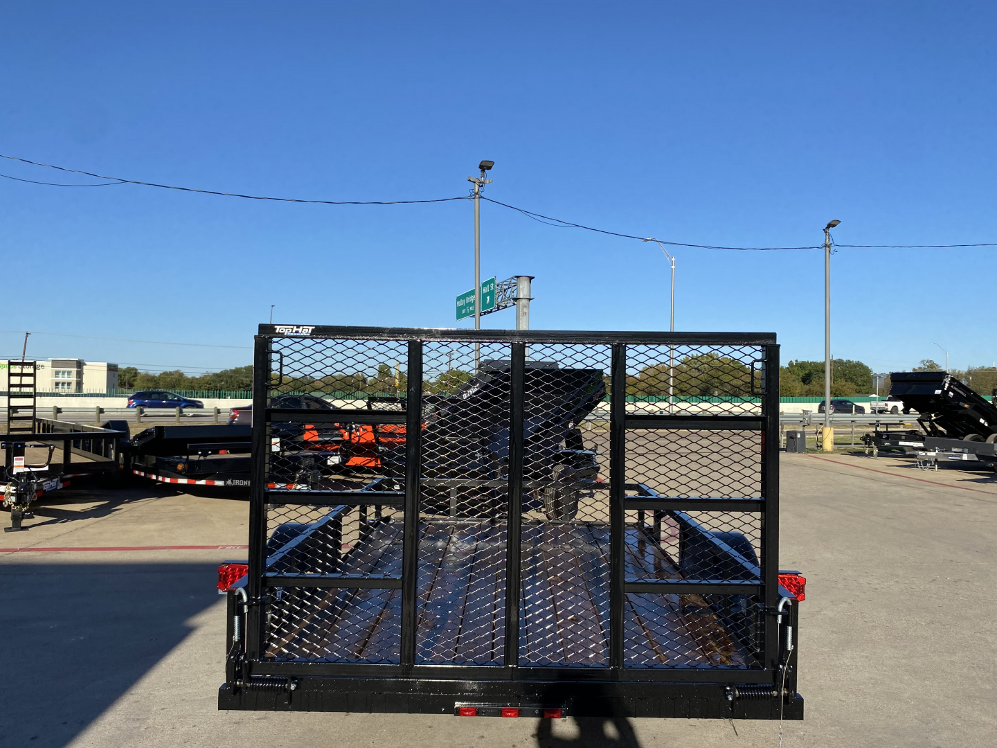 New 2026 Top Hat Trailers DSA 10' x 77" Utility Trailer