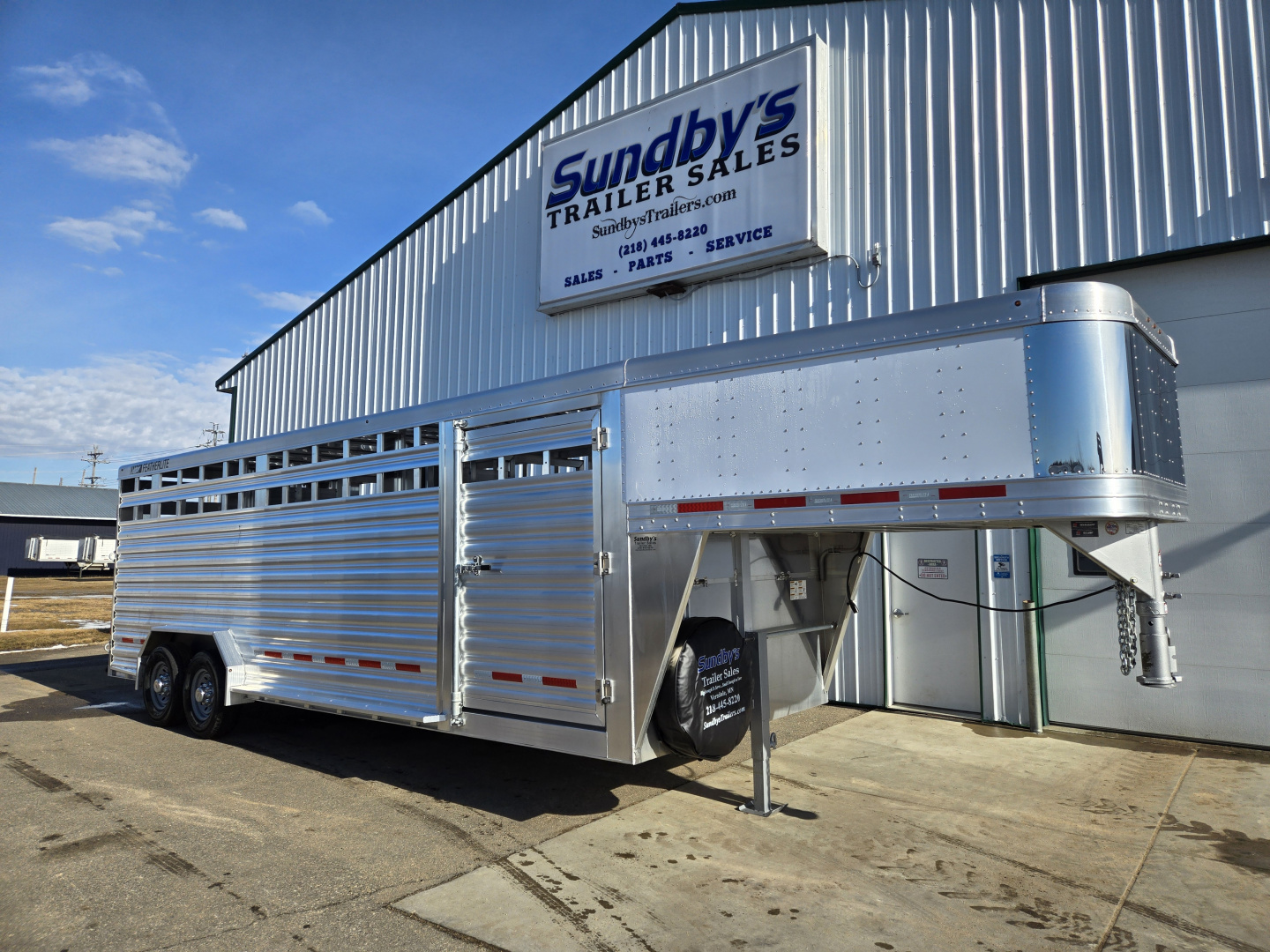 New 2026 Featherlite 24ft Stock Trailer
