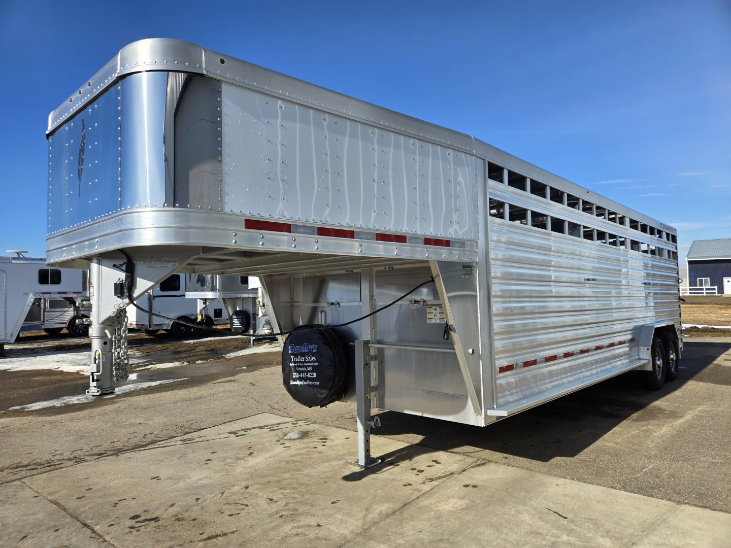 New 2026 Featherlite 24ft Stock Trailer