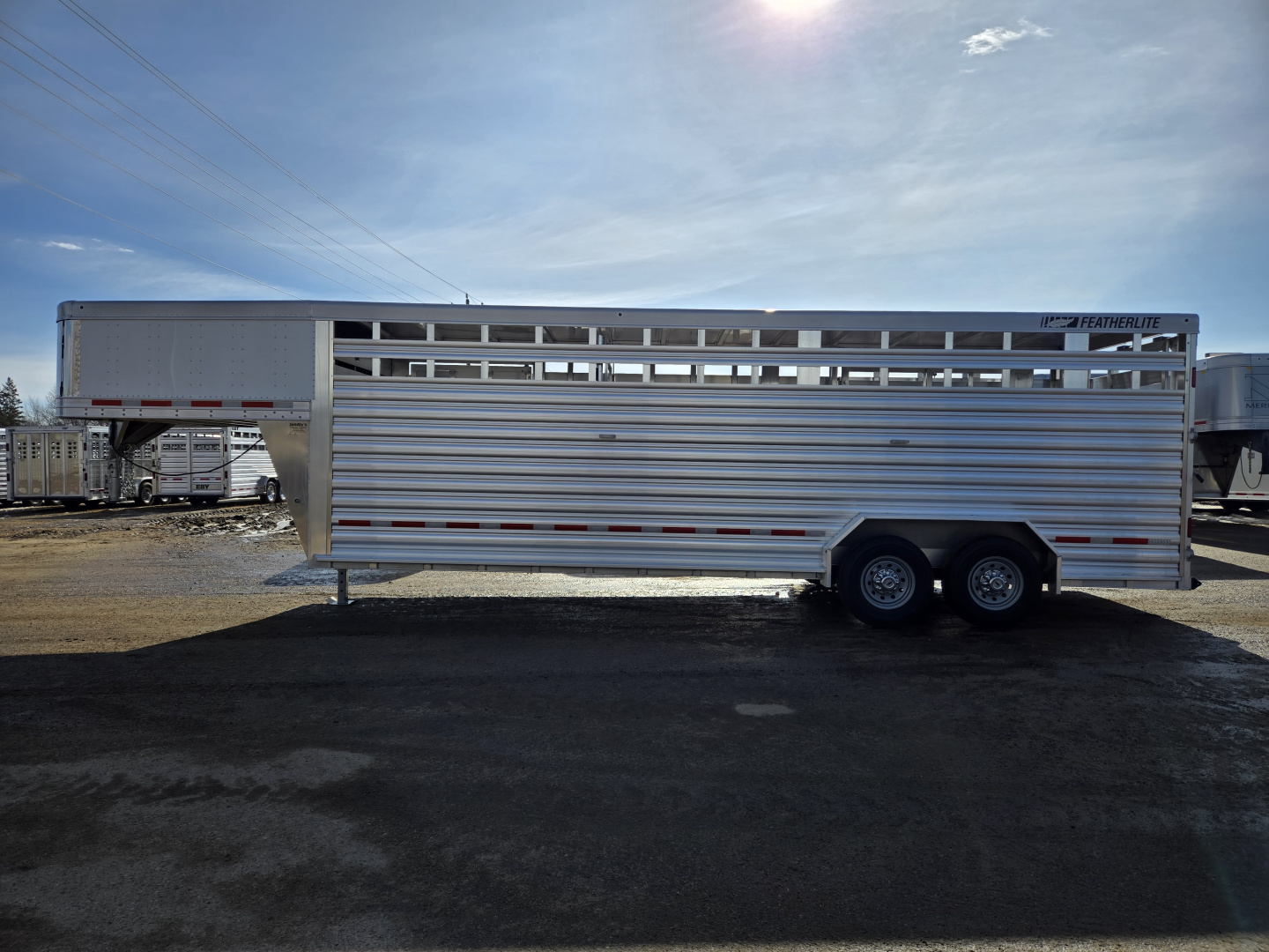 New 2026 Featherlite 24ft Stock Trailer