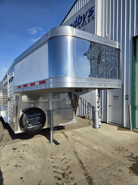 New 2026 Featherlite 24ft Stock Trailer