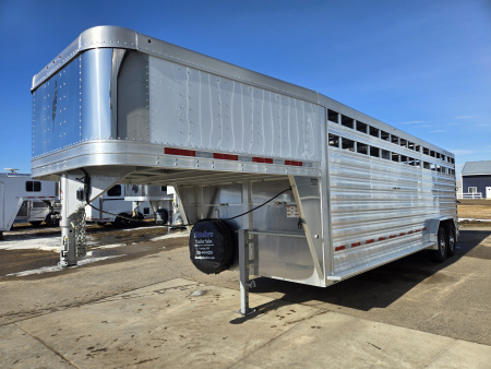 New 2026 Featherlite 24ft Stock Trailer